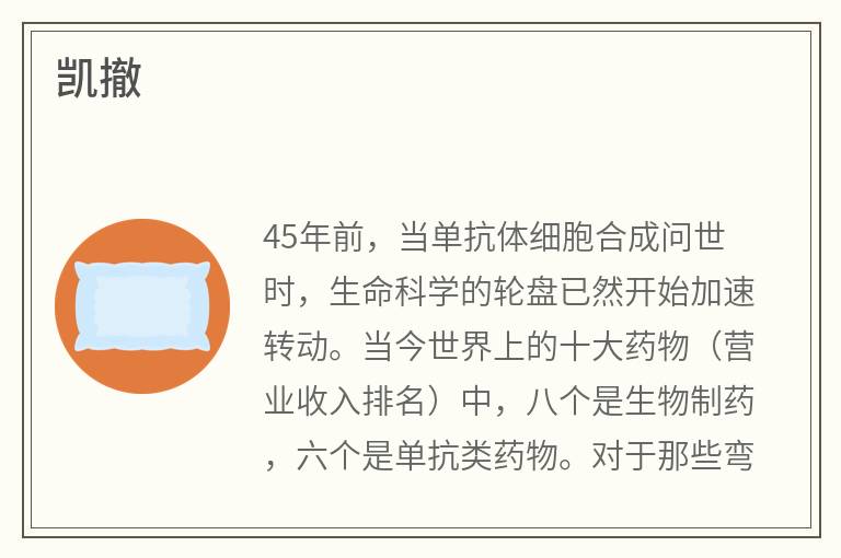 凯撤