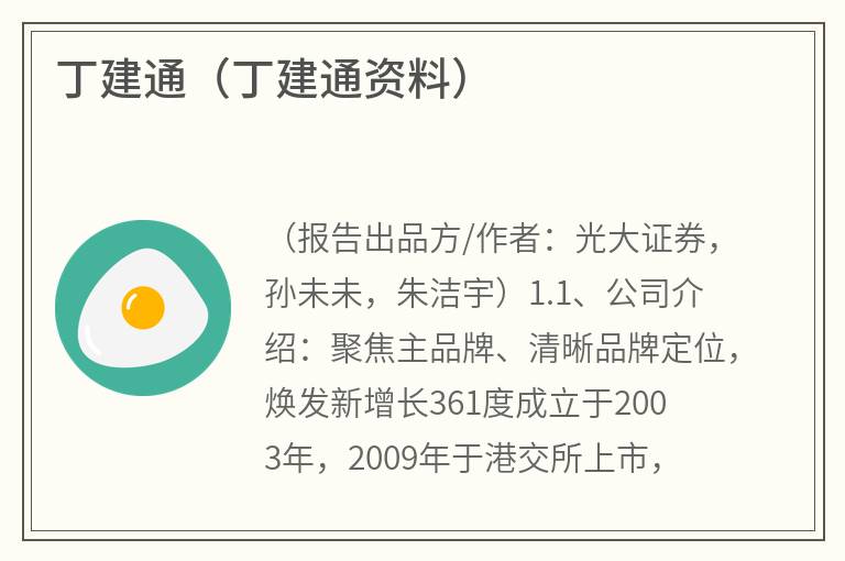 丁建通(丁建通资料) 丁建通(丁建通资料)