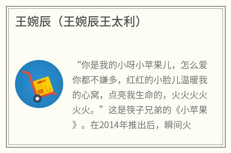 王婉辰（王婉辰王太利）