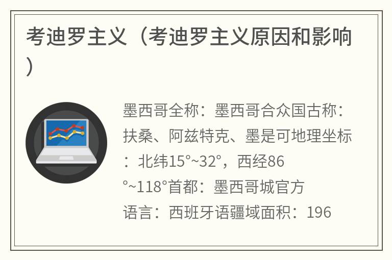 考迪罗主义（考迪罗主义原因和影响）