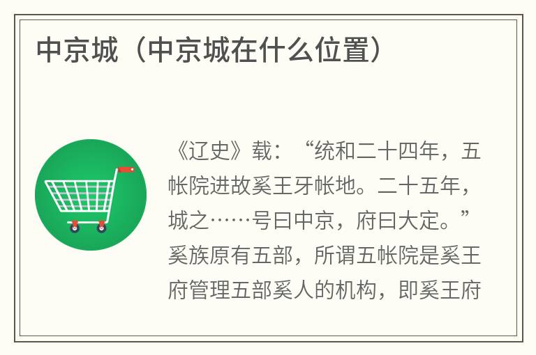 中京城（中京城在什么位置）