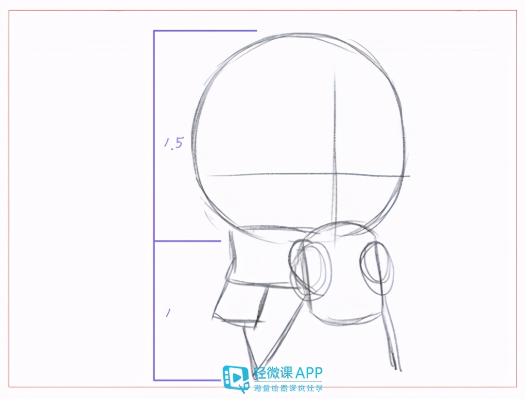 Q版漫画人物线稿教程，看完你也会画