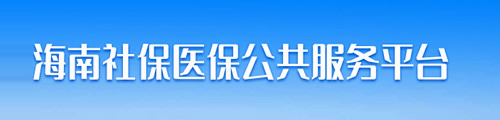 海南社保医保公共服务平台