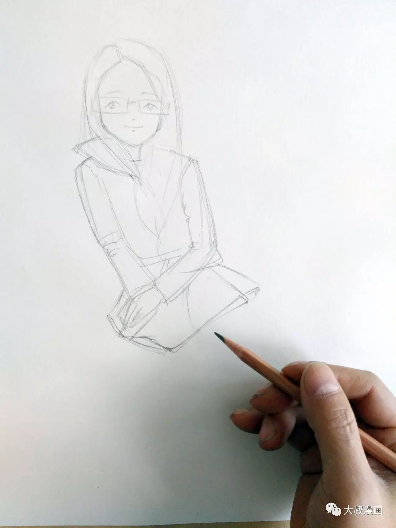 人物动漫手绘教案_手绘动漫人物_人物动漫手绘图片