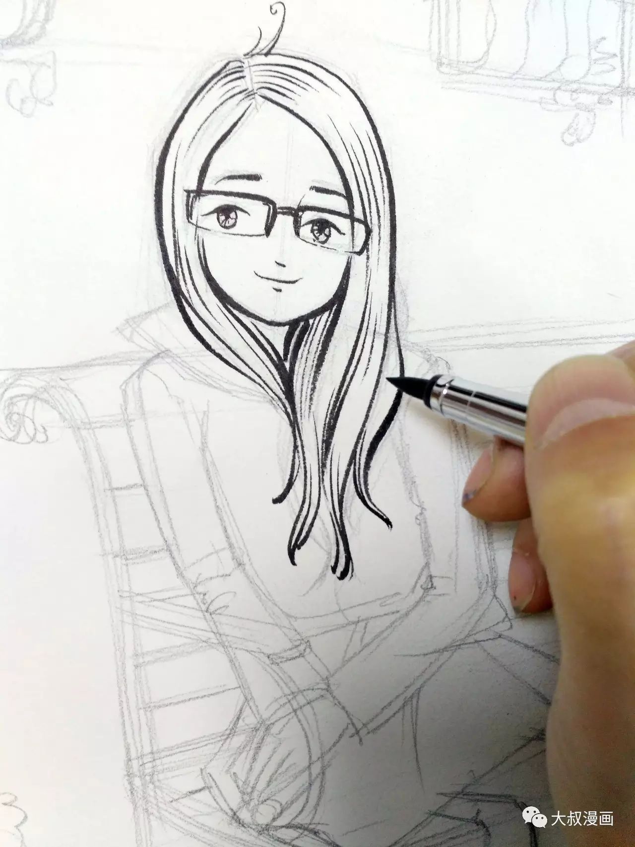 人物动漫手绘图片_人物动漫手绘教案_手绘动漫人物