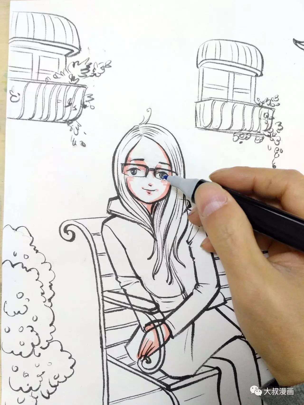 人物动漫手绘图片_人物动漫手绘教案_手绘动漫人物