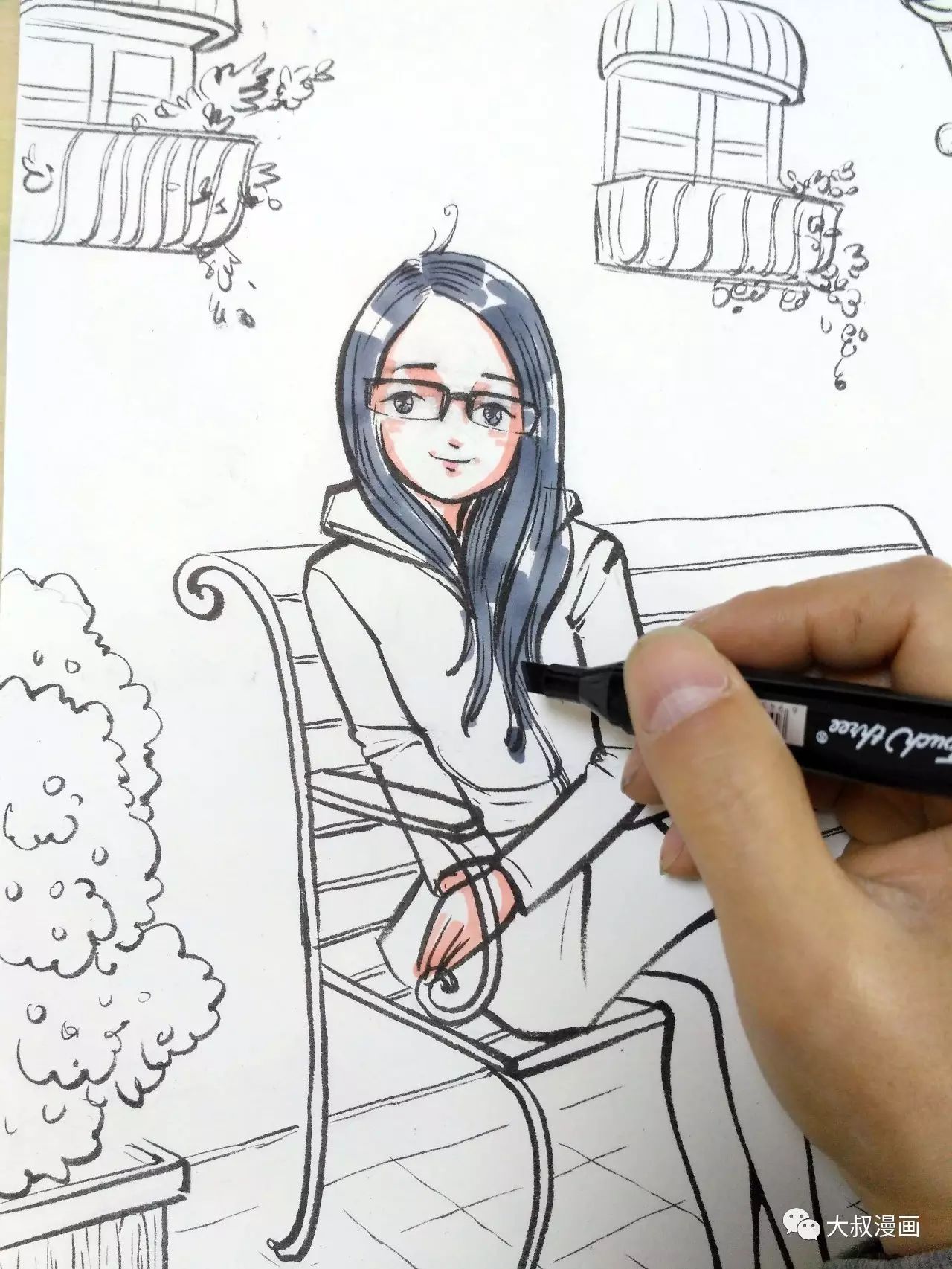 人物动漫手绘图片_人物动漫手绘教案_手绘动漫人物