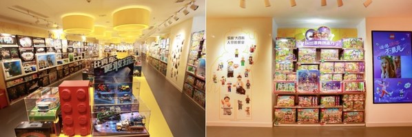 宽阔的店面空间以及丰富的产品陈列