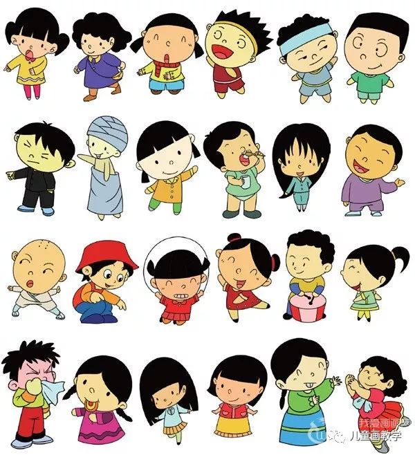 简笔画人物_笔画人物简笔_人物笔画大全
