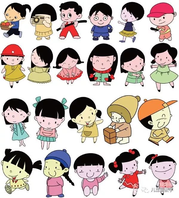 简笔画人物_笔画人物简笔_人物笔画大全