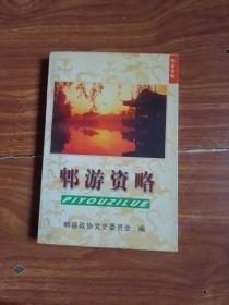 郫游资略（郫县文史12） ：漫谈郫县文物与考古，郫县望丛祠史略，望丛祠楹联赏析，杜鹃城遗址，唐昌古镇民居建筑的特色，郫县地面、地下文物分布一览表，珍品杜鹃花的博物馆-石牛公园，漫话唐昌古镇，鹃城风筝，郫县小少林武术始祖周大鹏及其弟子世系略表，崇宁龙灯，萨镇冰将军在郫县，张大千先生在郫县，张天翼在郫县，抗日将领解固基，益丰和酿造郫县豆瓣，郫筒酒的盛衰，郫县女红，蜀绣之乡的民间刺绣，郫县土烟生产纪略