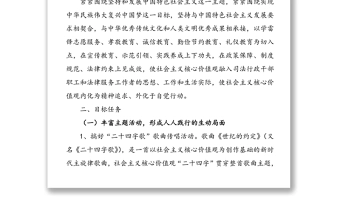 20xx年司法局社会主义核心价值观示范单位建设工作实施方案范文