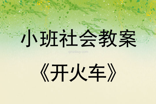 小班社会活动开火车教案反思