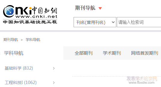知网检索期刊文献