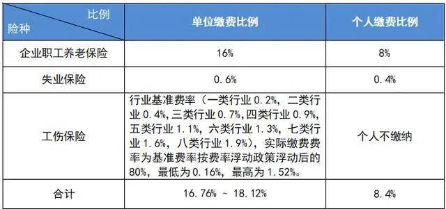 社会保险缴费标准_社会保险费的缴费比例_社会保险缴费比例规定