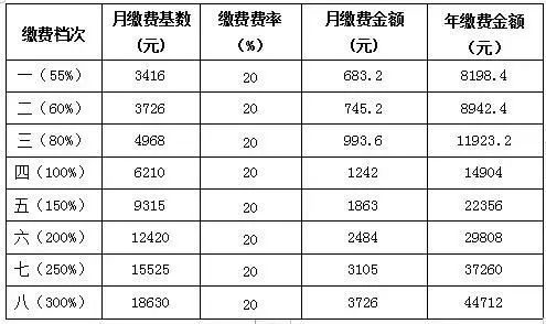 2018养老保险缴费比例_2018养老保险比例_2018社会养老保险缴费标准