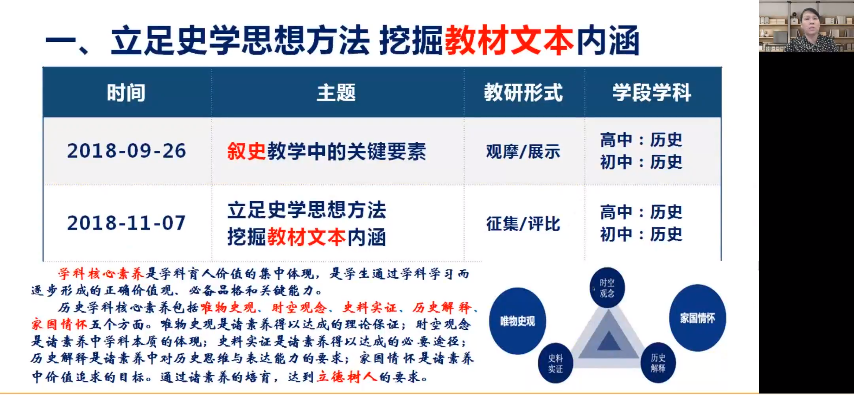 初中历史教学专题系列讲座回顾 | 陆瑞琪：新课标视域下的初中历史教学实践和思考