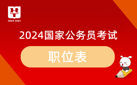 已发布!2024年专科国家公务员职位一览表_国考官网登录