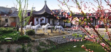 盂城驿新景马饮塘