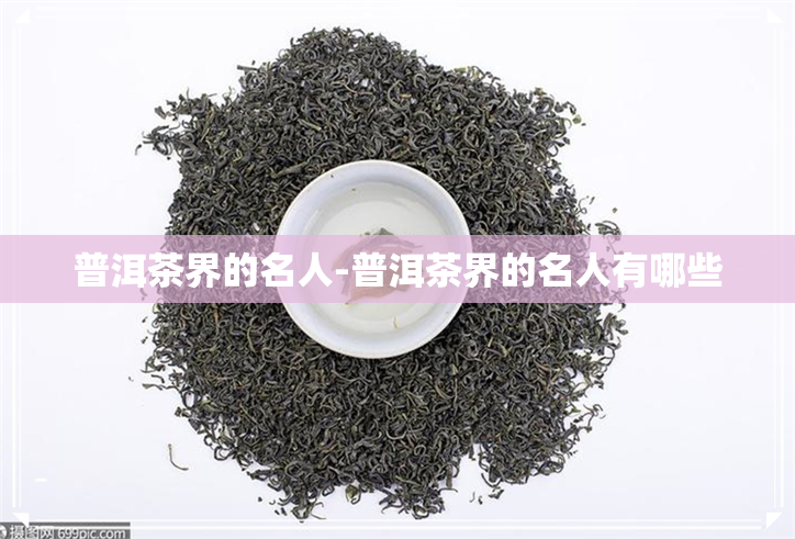 普洱茶界的名人-普洱茶界的名人有哪些