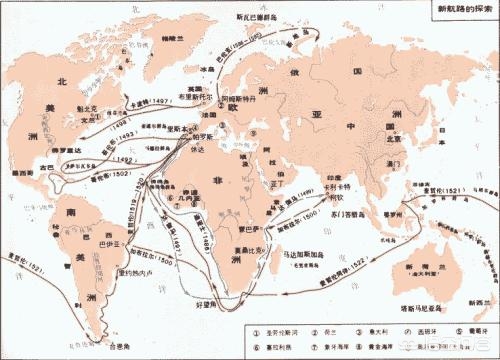 历史探寻新航路_历史探寻新航路知识框架_历史探寻新航路手抄报