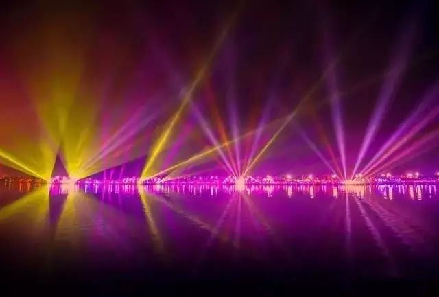 2021韩城灯光节_文化公园灯光秀2021_韩城文史公园灯光秀