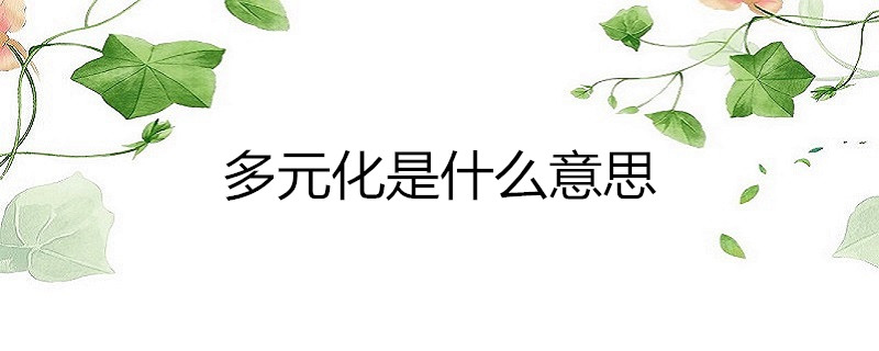 社会多元化_多元化社会英文_什么是多元化社会