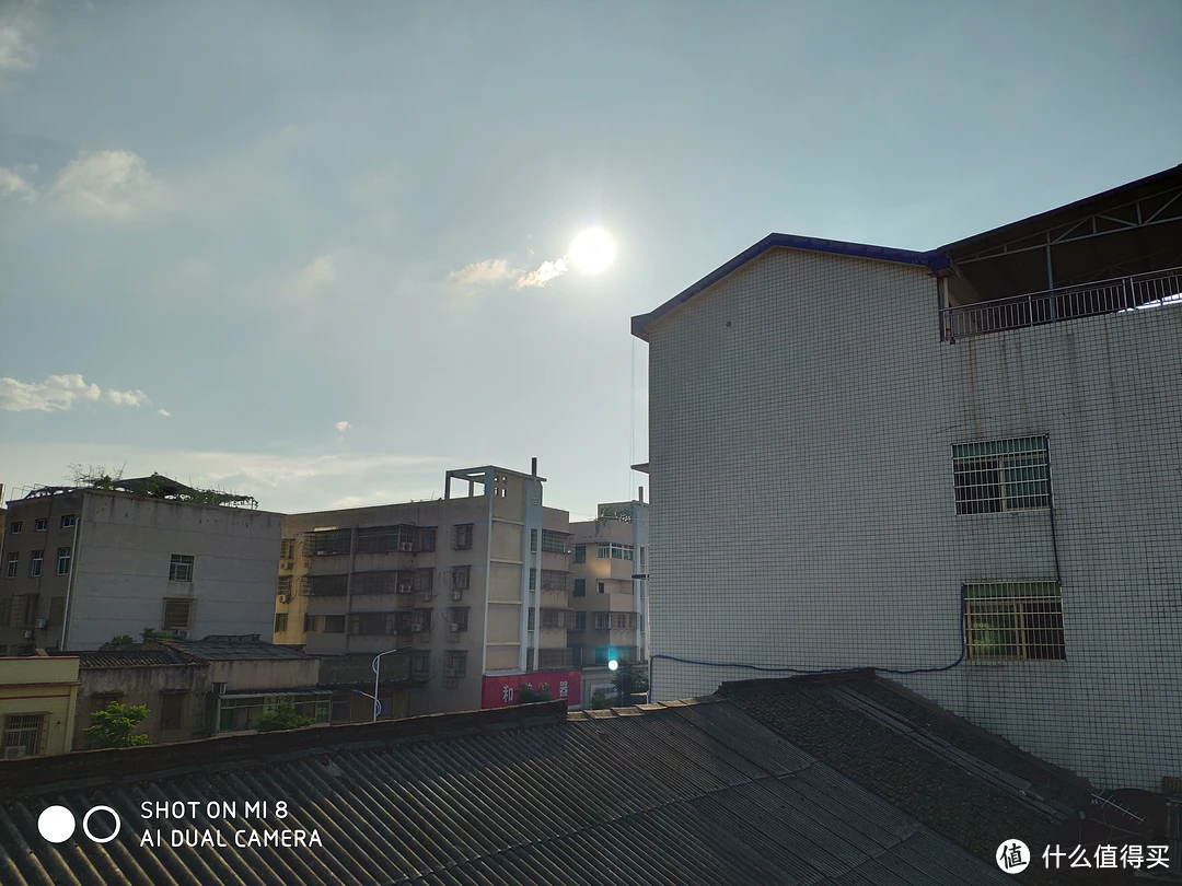 小米8逆光