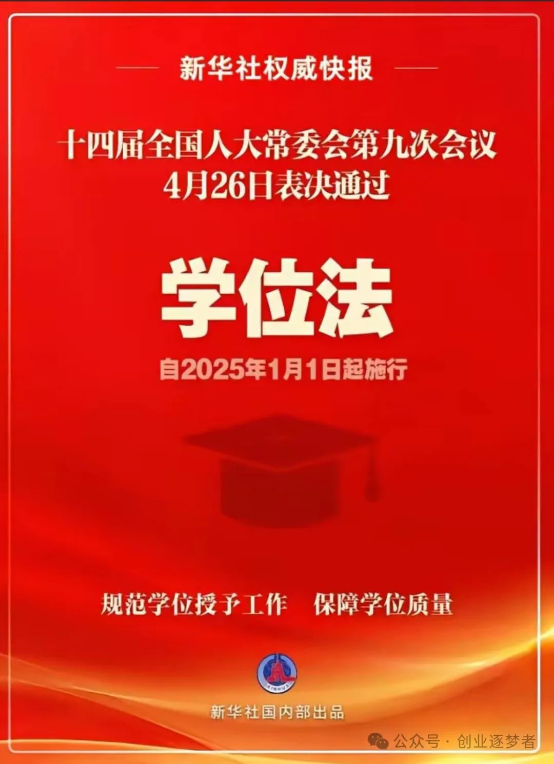 【思维篇】重磅！《中华人民共和国学位法》正式出台，您需要知道的都在这里！