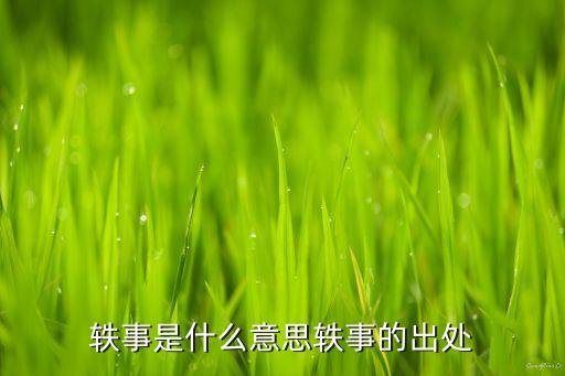 轶事是什么意思轶事的出处